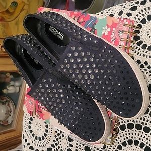 Michael Kors rhinestone tennis shoes